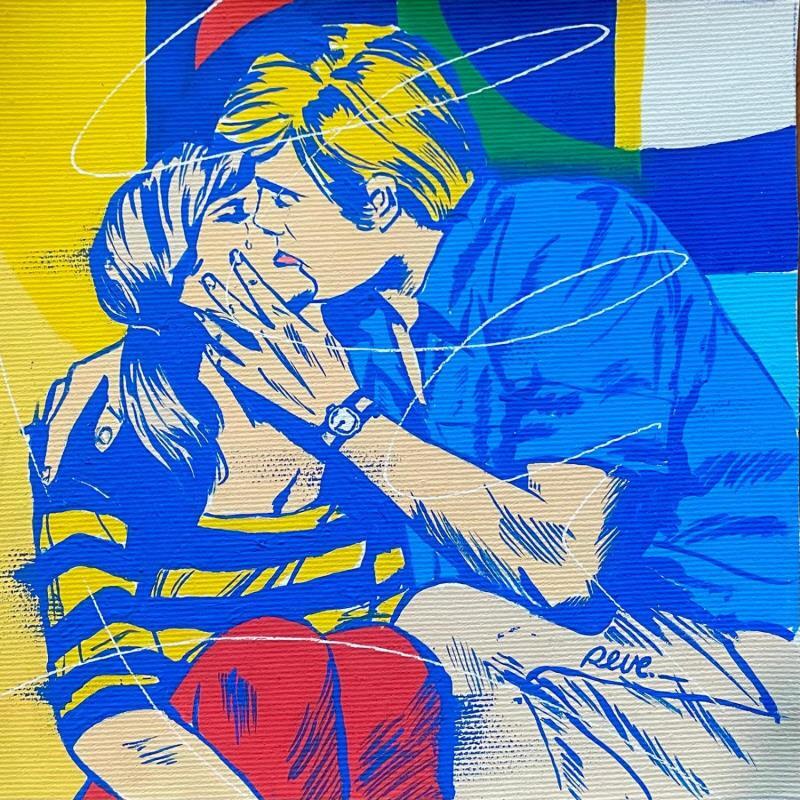 Gemälde Protège-Moi von Revel | Gemälde Pop-Art Pop-Ikonen Acryl