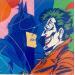 Peinture Batman VS Joker par Revel | Tableau Pop-art Icones Pop