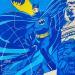 Peinture Batman le justicier par Revel | Tableau Pop-art Icones Pop Acrylique