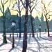 Painting NO.  24177  THE HAGUE  LANGE VOORHOUT by Thurnherr Edith | Painting Subject matter Urban Watercolor