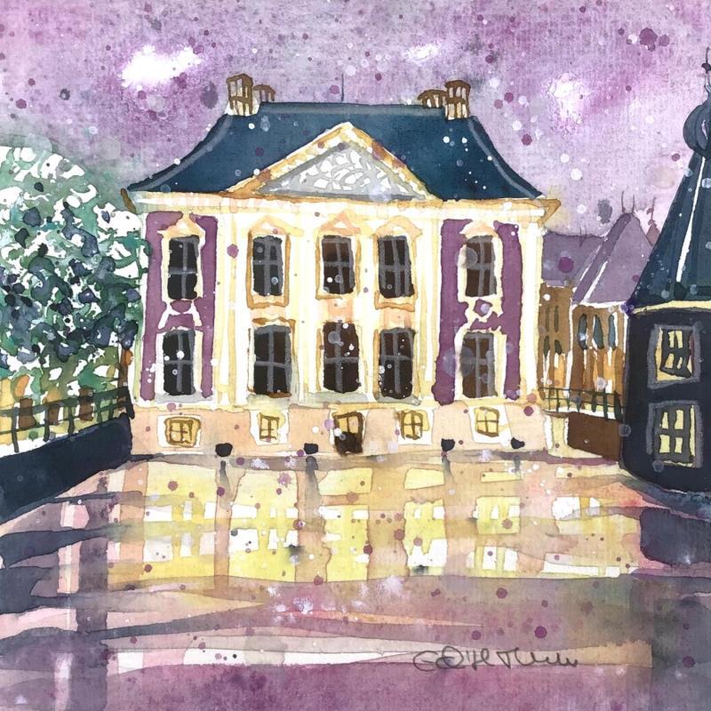 Painting NO.  24178  THE HAGUE  MAURITSHUIS by Thurnherr Edith | Painting Subject matter Urban Watercolor