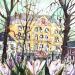 Painting NO.  24180  THE HAGUE  HOTEL DES INDÈS by Thurnherr Edith | Painting Subject matter Urban Watercolor