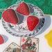 Painting Atout fraises by Auriol Philippe | Painting Figurative Still-life Plexiglass Acrylic Posca