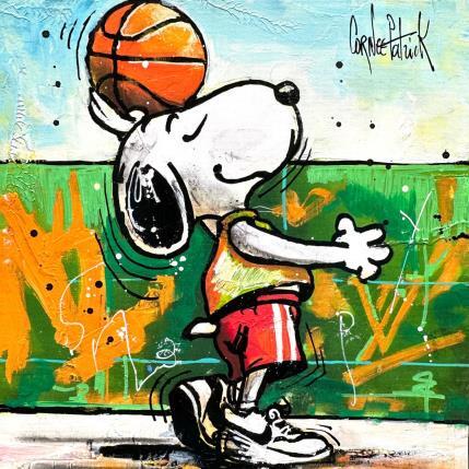 Peinture Snoopy est un champion de Basketball par Cornée Patrick | Tableau Pop-art Graffiti, Huile Cinéma, Enfant, Icones Pop