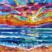 Painting Sea sunset by Georgieva Vanya | Painting Figurative Landscapes Oil