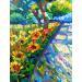 Painting The Pattern of Gogh by Georgieva Vanya | Painting Figurative Landscapes Oil