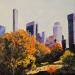 Painting Central Park, Manhattan by Martin Laurent | Painting Figurative Urban Oil