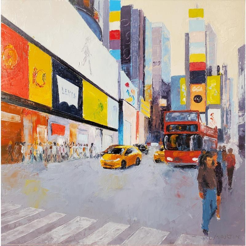 Painting Crossroads of the world by Martin Laurent | Painting Figurative Oil Life style, Urban