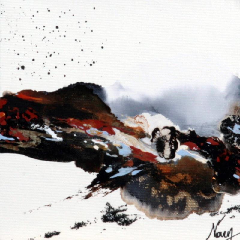 Painting C2019 by Naen | Painting Abstract Landscapes Nature Acrylic Ink