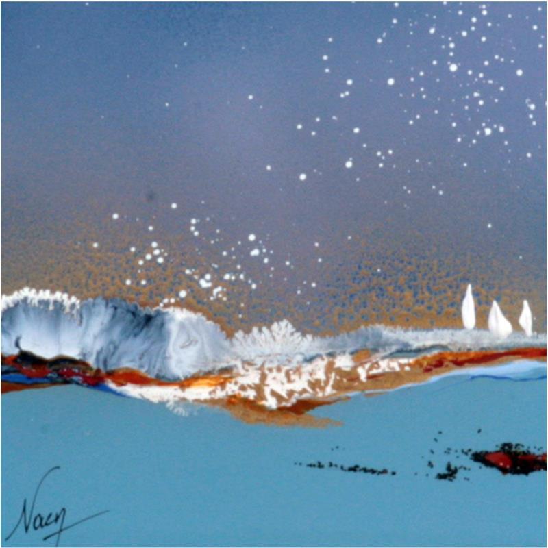 Painting C2353 by Naen | Painting Abstract Landscapes Nature Acrylic Ink