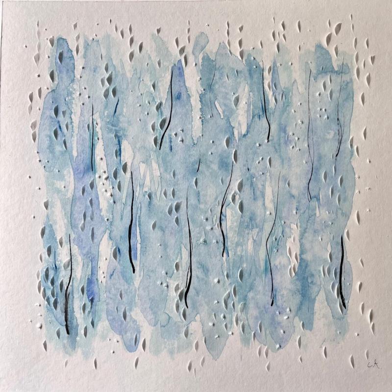 Painting Depths by Caitrin Alexandre | Painting Impressionism Landscapes Nature Minimalist Watercolor Ink Paper