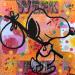 Painting Week end by Kikayou | Painting Pop-art Pop icons Graffiti Acrylic Gluing
