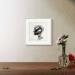 Gemälde Time CCCVII von Nicol | Gemälde Figurativ Porträt Minimalistisch Schwarz & Weiß Tinte