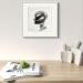 Gemälde Time CCCVII von Nicol | Gemälde Figurativ Porträt Minimalistisch Schwarz & Weiß Tinte
