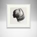 Gemälde Time CCCXXVII von Nicol | Gemälde Figurativ Porträt Minimalistisch Schwarz & Weiß Tinte