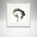 Gemälde Time CCCXXXVI von Nicol | Gemälde Figurativ Porträt Minimalistisch Schwarz & Weiß Tinte