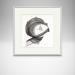 Gemälde Time CCCXXXVII von Nicol | Gemälde Figurativ Porträt Minimalistisch Schwarz & Weiß Tinte