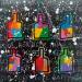 Painting STREET BOTTLES by Mam | Painting Pop-art Society Pop icons Still-life Acrylic