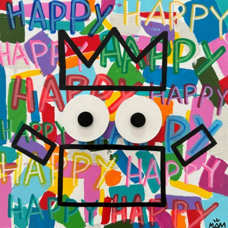 Painting HAPPY POTE by Mam | Painting Pop-art Portrait Urban Pop icons Acrylic