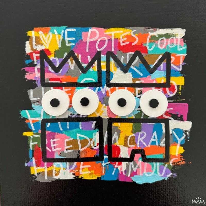 Painting LOVE POTES by Mam | Painting Pop-art Pop icons Acrylic