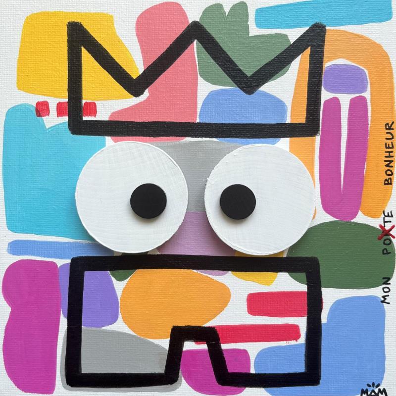 Painting MON POTE by Mam | Painting Pop-art Portrait Society Pop icons Acrylic