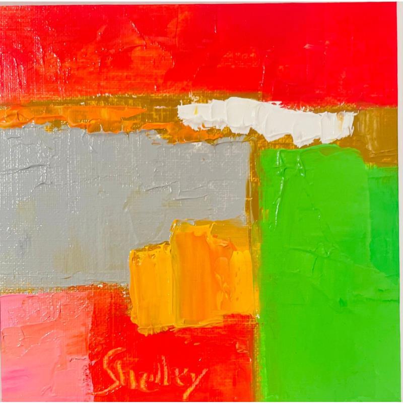 Painting Exigeant by Shelley | Painting Abstract Oil