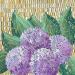 Painting Hortensia violet 2 by Dmitrieva Daria | Painting Impressionism Nature Acrylic