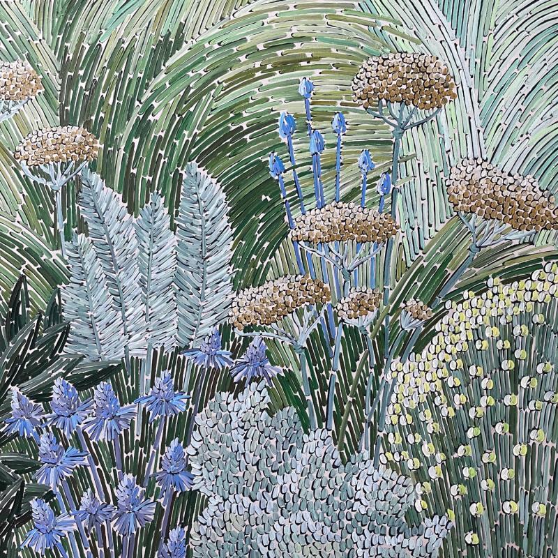 Peinture Herbes d’été 1 par Dmitrieva Daria | Tableau Impressionnisme Acrylique Nature