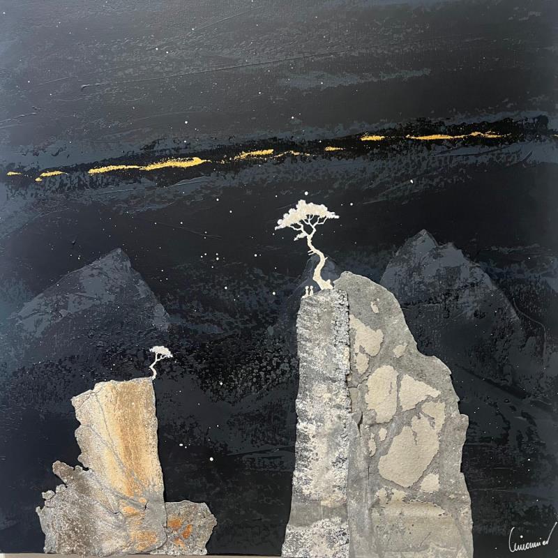 Painting Etre présent by Lemonnier  | Painting Subject matter Acrylic, Zinc Landscapes