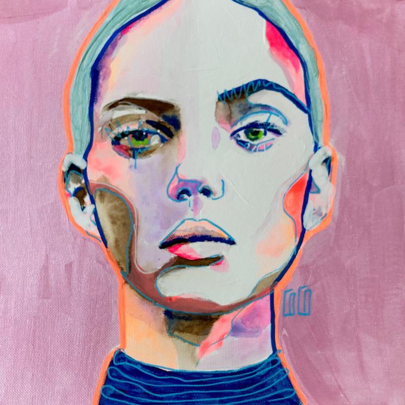 Painting Sansdoute by Coco | Painting Figurative Acrylic Pop icons, Portrait