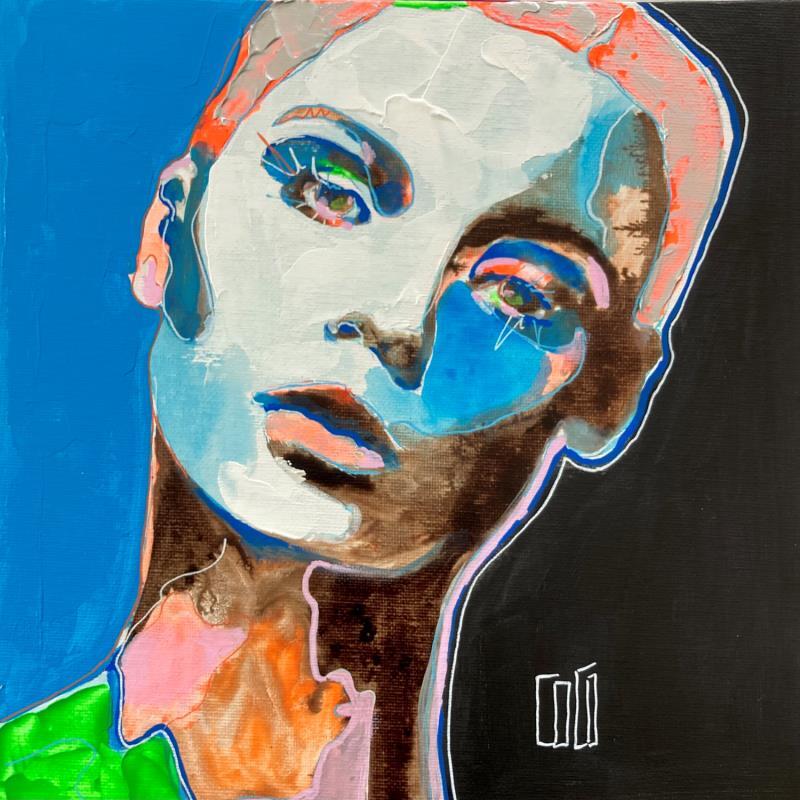 Painting Instantfragile  by Coco | Painting Figurative Portrait Acrylic