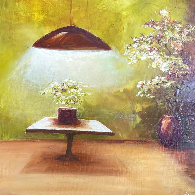 Painting le bonsai by Mezan de Malartic Virginie | Painting Figurative Oil