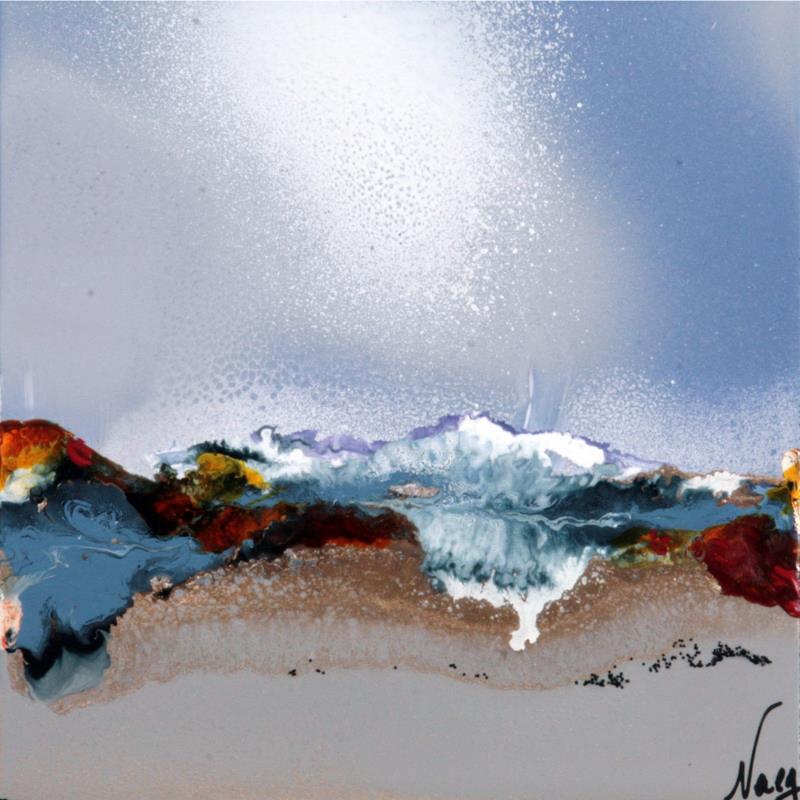 Painting C2862 F1 by Naen | Painting Abstract Landscapes Nature Acrylic Ink