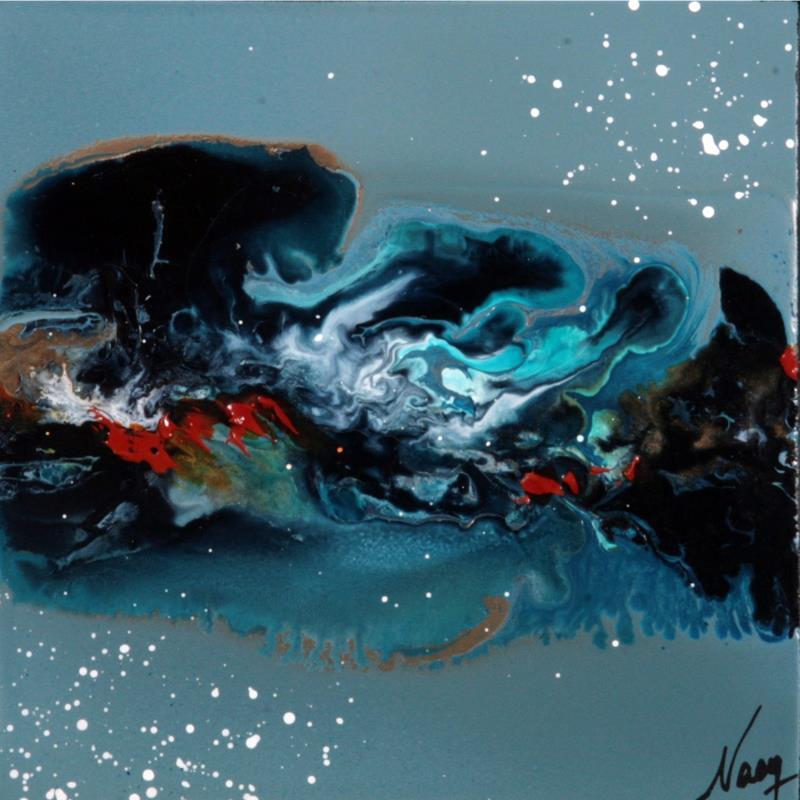 Painting  C2842 F1 by Naen | Painting Abstract Landscapes Nature Acrylic Ink