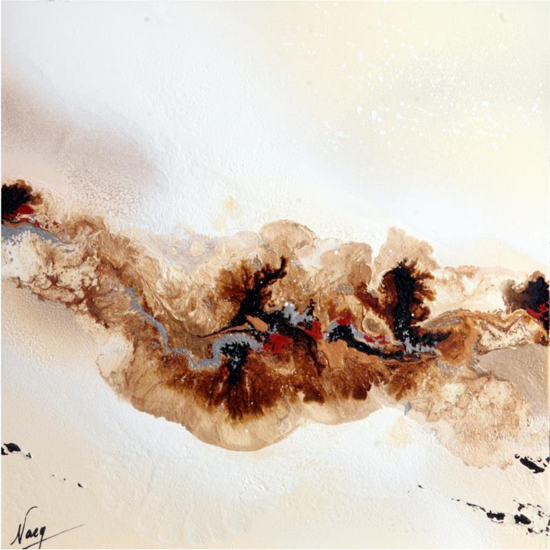 Painting  C2609 F3 by Naen | Painting Abstract Landscapes Nature Acrylic Ink