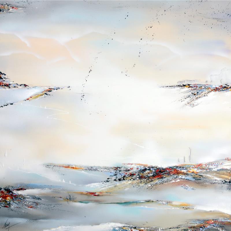 Painting 655  by Naen | Painting Abstract Landscapes Acrylic Ink