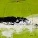 Peinture abstract green A 105 par Wilms Hilde | Tableau Abstrait Acrylique Collage