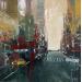 Painting Manhattan by Dessein Pierre | Painting Figurative Urban Architecture Oil