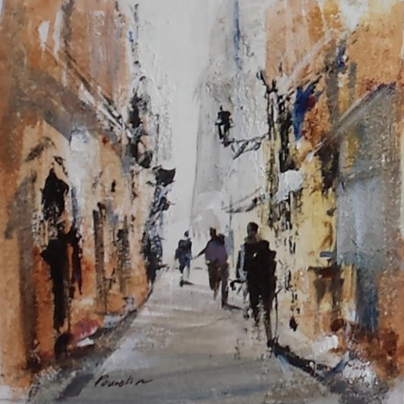 Painting ruelle by Poumelin Richard | Painting Figurative Nature Oil