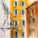 Painting facades by Poumelin Richard | Painting Figurative Landscapes Oil Acrylic