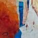 Painting Mon Chien by Tomàs | Painting Abstract Urban Oil