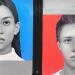 Painting Men and Woman  by Ivanova Margarita | Painting Surrealism Portrait Oil