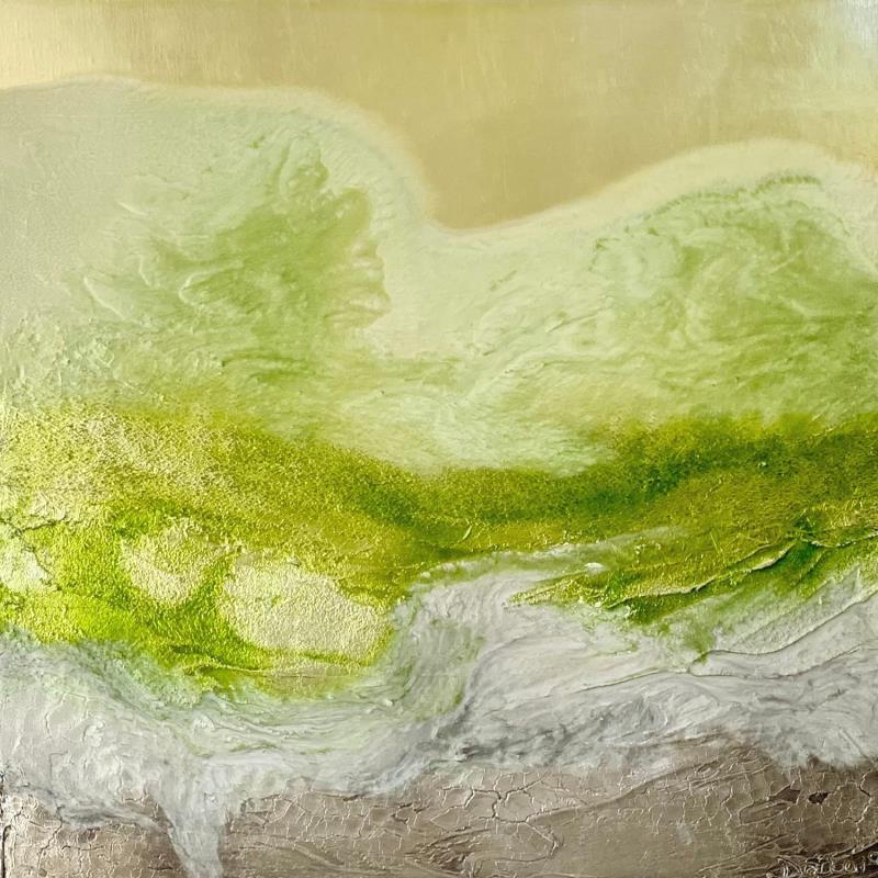 Gemälde PÉRIDOT 751 von Depaire Silvia | Gemälde Abstrakt Landschaften Minimalistisch Acryl