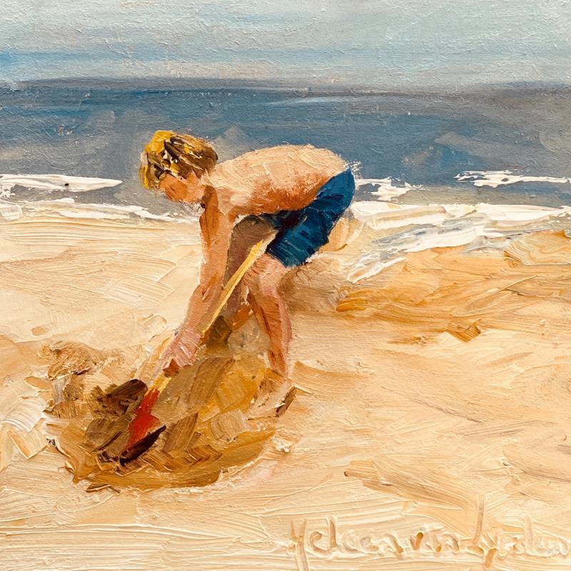 Painting graven 24ws442 by Lynden (van) Heleen | Painting Figurative Landscapes Marine Oil