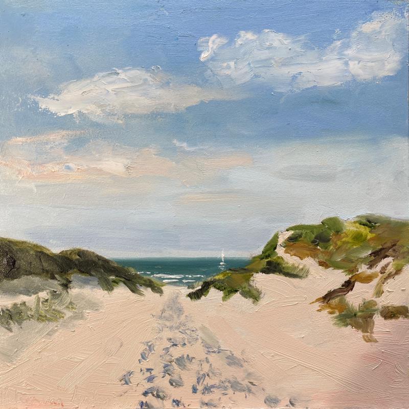 Painting bergen aan zee 24ws431 by Lynden (van) Heleen | Painting Figurative Landscapes Marine Oil