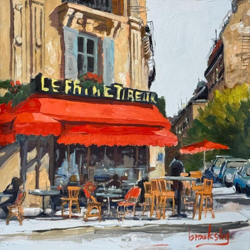 Painting Le Franc TTreur by Brooksby | Painting Figurative Urban Life style Oil