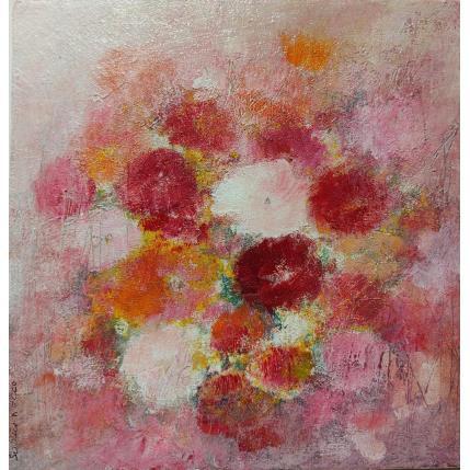 Painting Pastel floral by Rocco Sophie | Painting Raw art Acrylic, Gluing, Sand