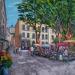 Painting Aix en  Provence. Place Richelme  by Degabriel Véronique | Painting Realism Landscapes Urban Life style Oil