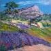 Painting La Belle Sainte Victoire près d'Aix en Provence  by Degabriel Véronique | Painting Figurative Landscapes Nature Oil