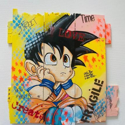 Peinture FRAGILE  par Molla Nathalie  | Tableau Pop-art Acrylique, Bois, Posca Icones Pop